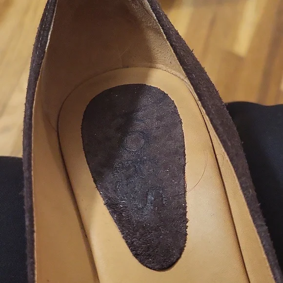 MK Brown suede wedges - Picture 2 of 4